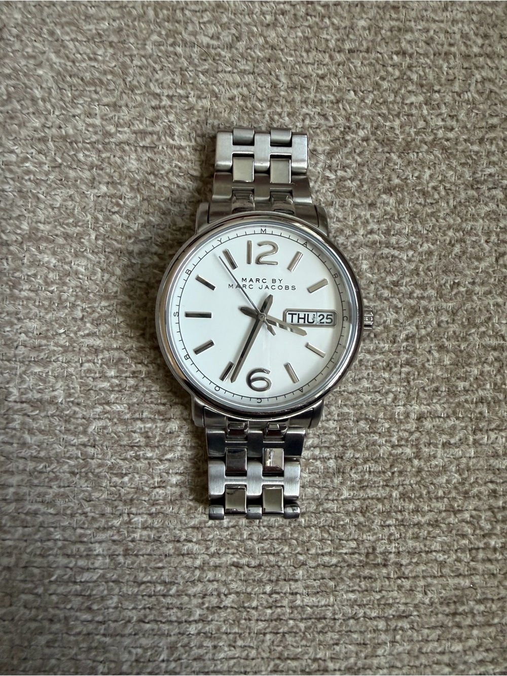 Marc by Marc Jacobs Fergus Stainless Steel Watch 38mm - Battery Needed